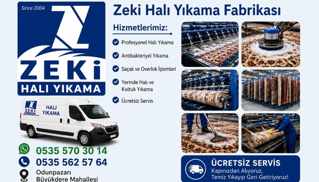 Odunpazarı Büyükdere Mahallesi halı yıkama
